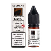 Chocolate Tobacco 10ml Nic Salt E-Liquid Element